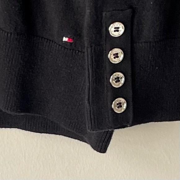 🔥NWOT Tommy Hilfiger turtleneck women women’s sweater top black size XL 16/18 - Picture 9 of 15